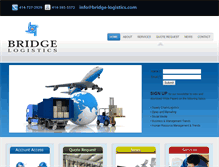 Tablet Screenshot of bridge-logistics.com